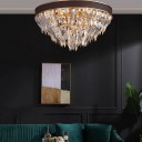 Ritz - Crystal Leather Chandelier